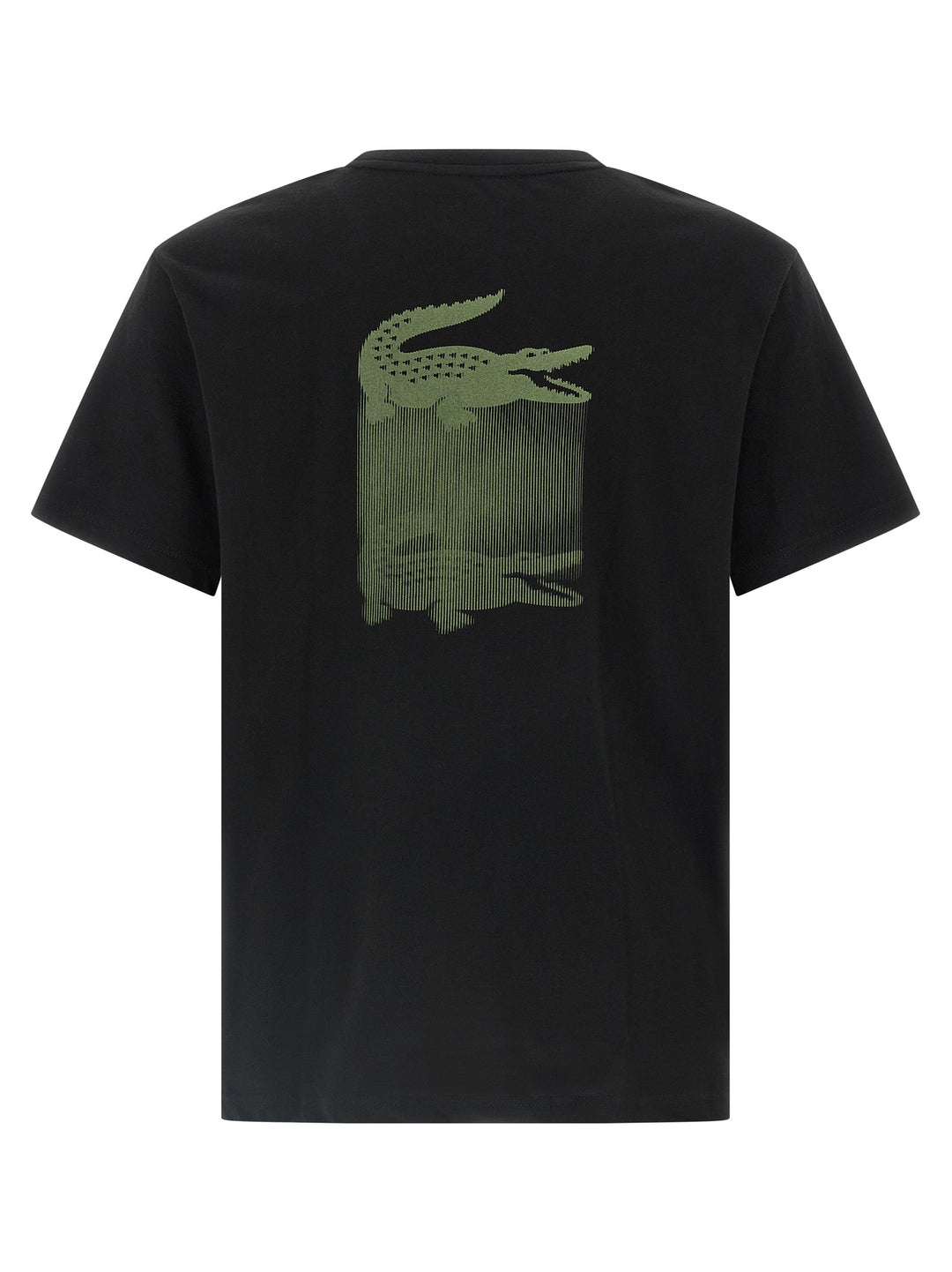 Lacoste Printed T shirt - Nero | 75bd29bbf762a9ccf8f631552649b4695457a5d0