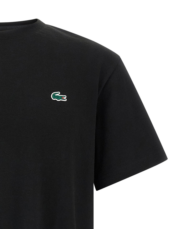 Lacoste Printed T shirt - Nero | 51f48fb9cac6758bf9faab46df5bf8d7b1d285a4
