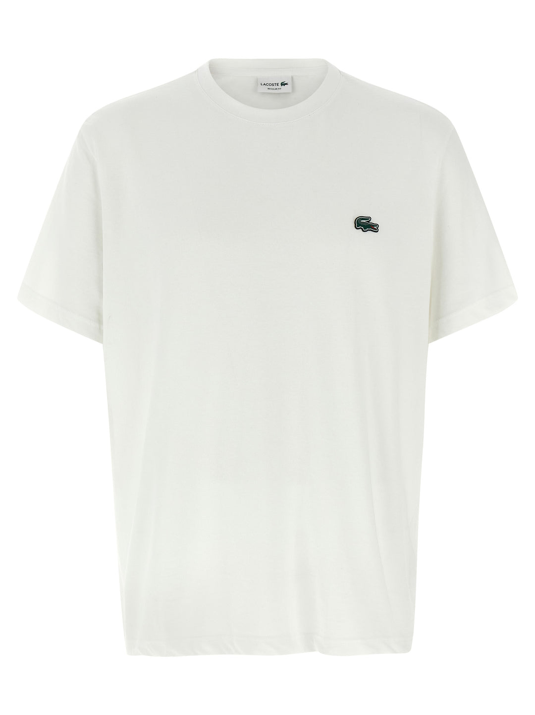 Lacoste Logo Patch T shirt - Bianco | 715ad413ad5b361a2f3cd838c9329b2195c5b4ed