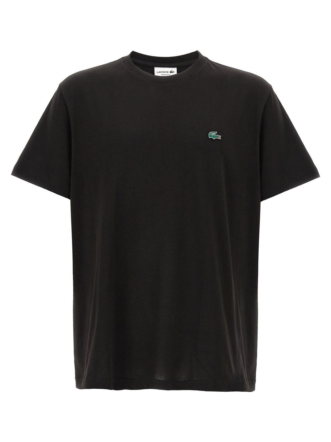 Lacoste Logo Patch T shirt - Nero | f493e4d73f61637854d702f7524fa0db901103ec