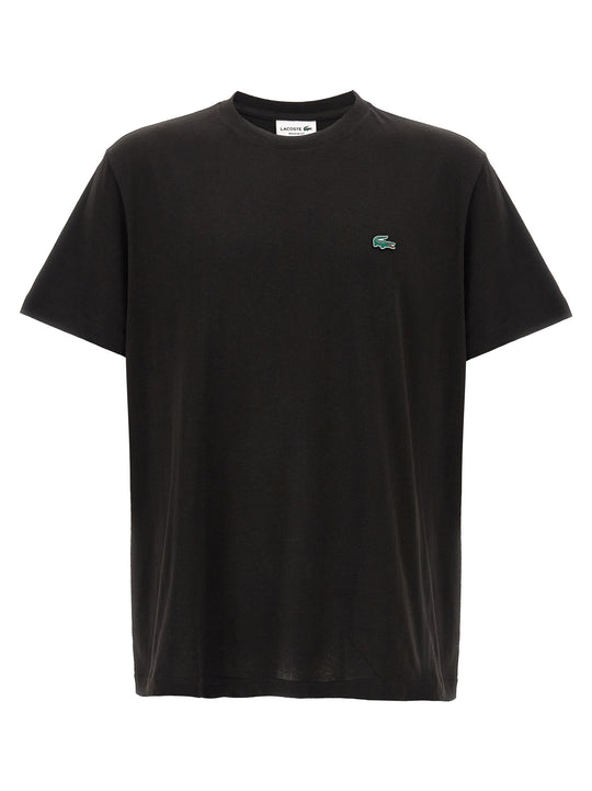 Logo Patch T Shirt Nero