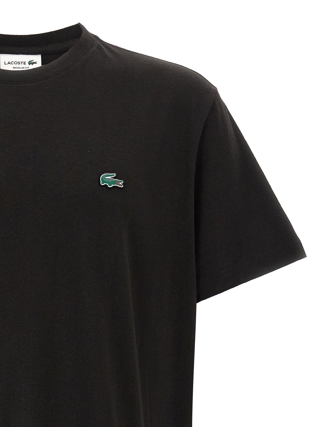 Lacoste Logo Patch T shirt - Nero | 205f38732969502fb5e4f93b3146c41b47c6a278
