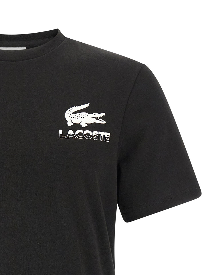 Lacoste Printed T shirt - Nero | 9d42ec830ab7290643039c86b4314bc9525620f7