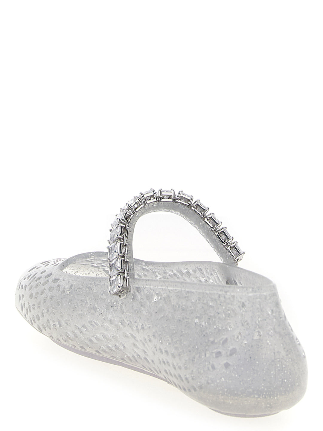 Jimmy Choo The Jelly Flat shoes - Silver | b440883ceb9466a653de8d850b7e12a1d020bfcc
