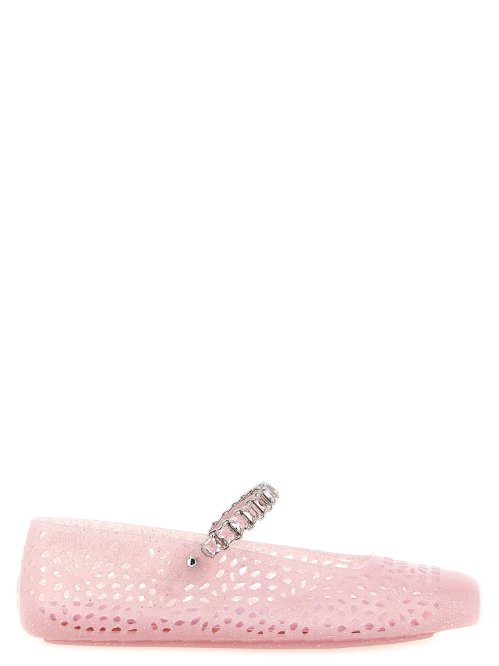 Jimmy Choo The Jelly Flat shoes - Rosa | 924d3e2542d4362416f8796368523aaf22716034