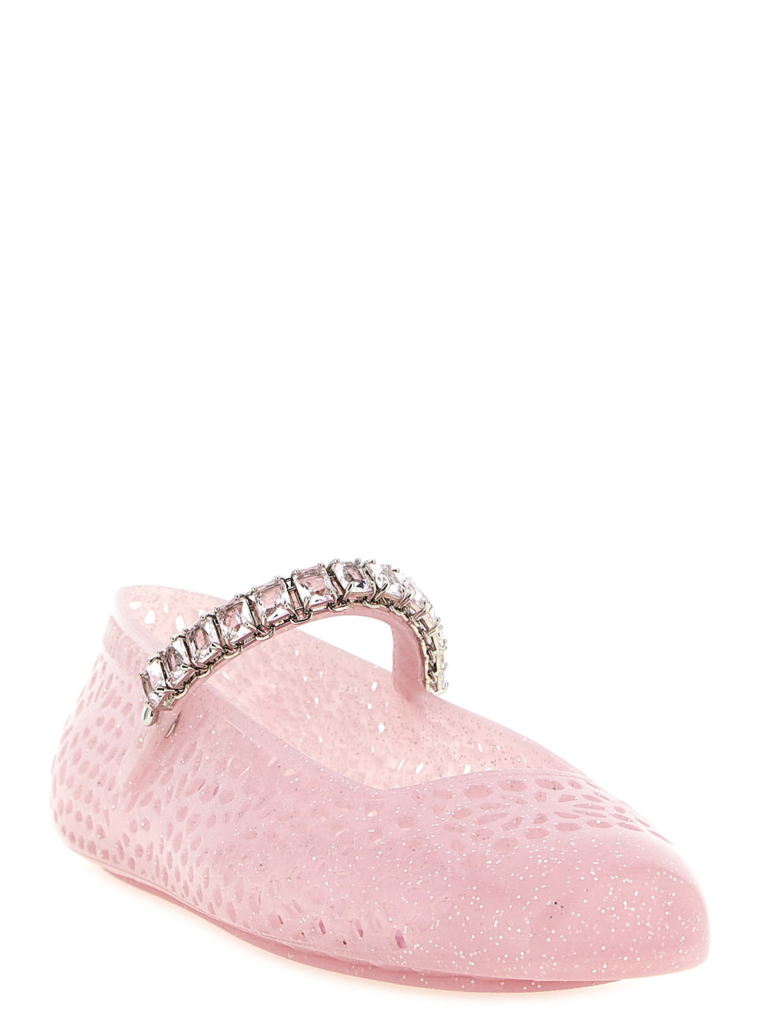 Jimmy Choo The Jelly Flat shoes - Rosa | d7390b82f45c95bdc04dc040965e47a013e0e172