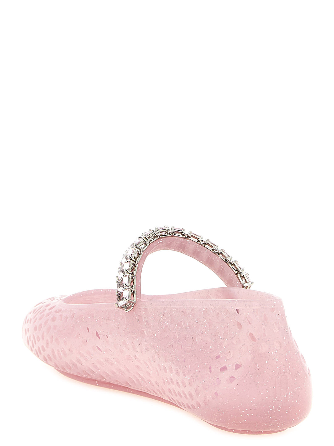 Jimmy Choo The Jelly Flat shoes - Rosa | 05604b696519f39bb0de66cece49f40c05ed383e