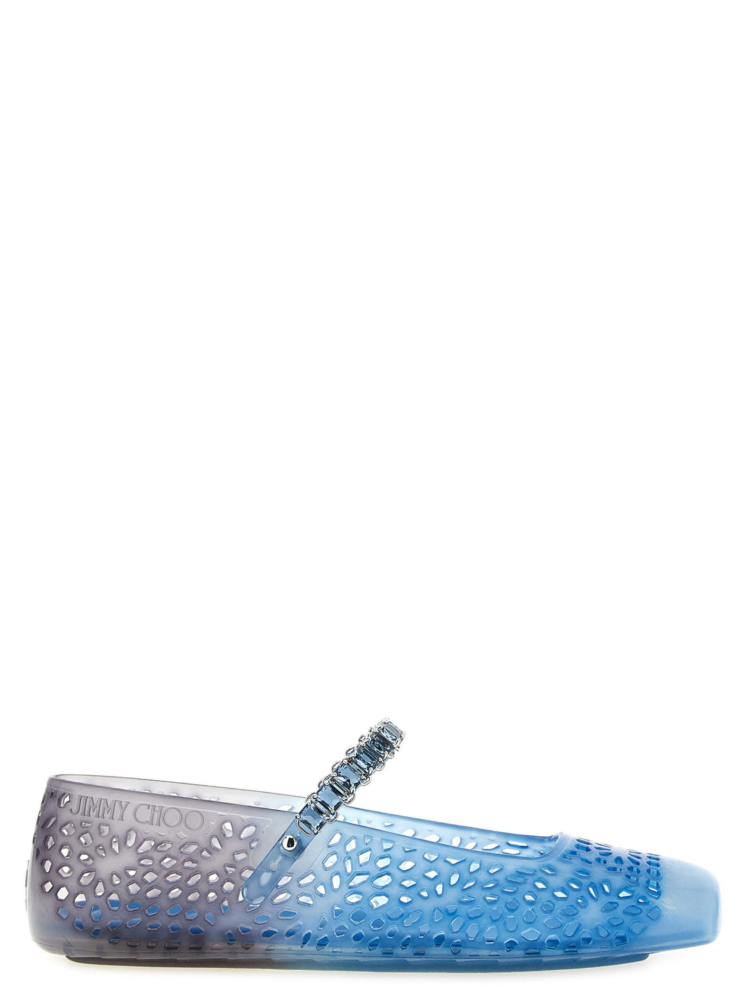 Jimmy Choo The Jelly Flat shoes - Blu | cdd043a46c645aed5a5253bb325ccc33ccd5309e