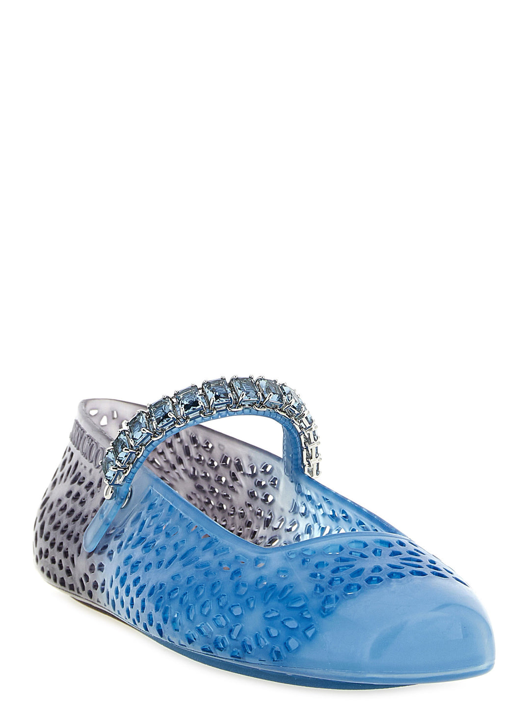 Jimmy Choo The Jelly Flat shoes - Blu | d3b3cde5cd231027a676efb322e064ed56bc27bb