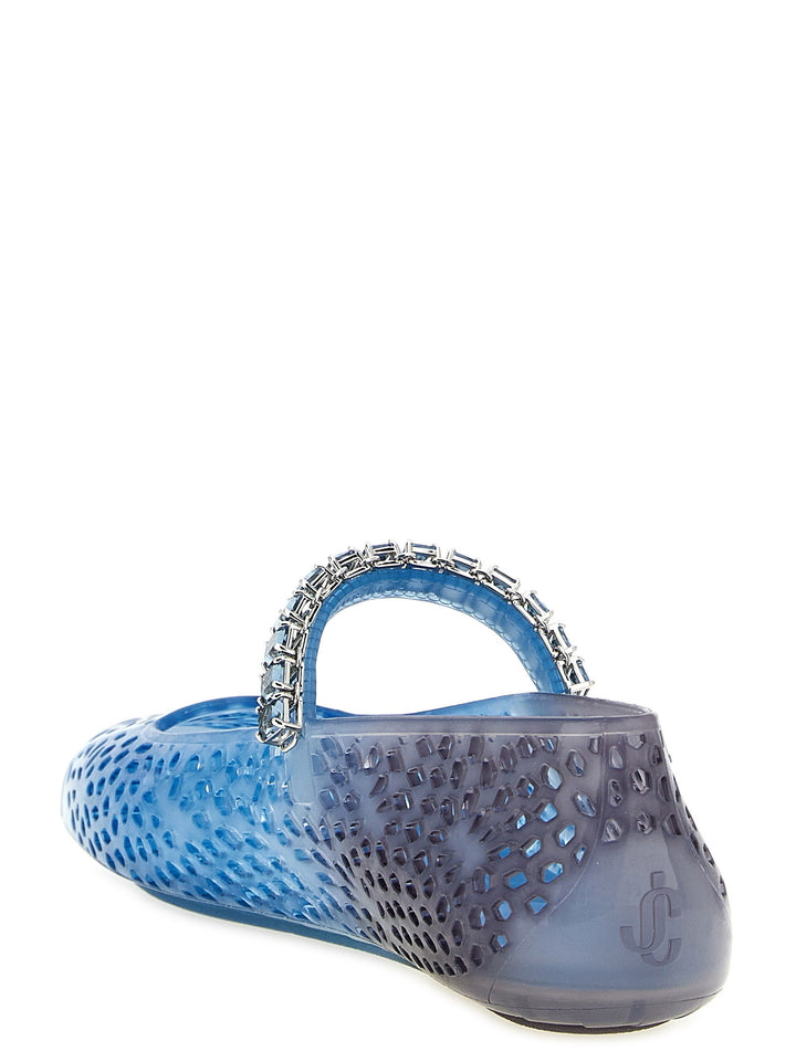 Jimmy Choo The Jelly Flat shoes - Blu | 4df11d5f279726d2ace947e132fbf7cfa366cbcb