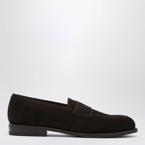 Brown The Penny Loafers In Suede
