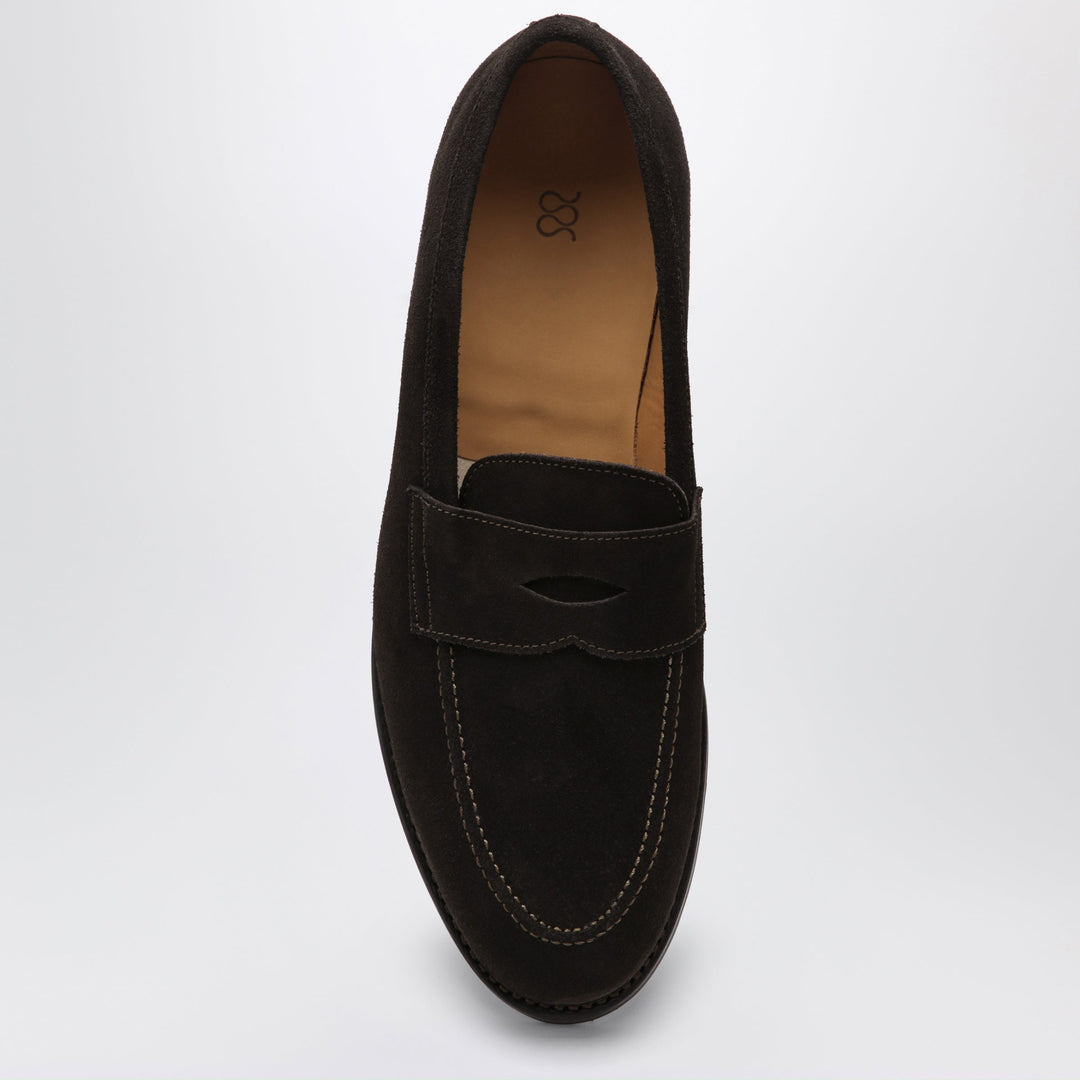 Morjas Mocasines Penny Marrones En Suede