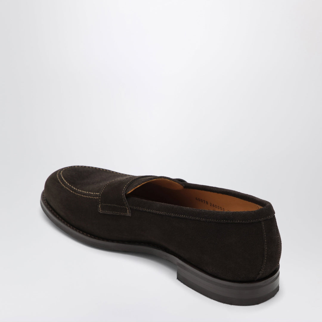 Morjas Mocasines Penny Marrones En Suede
