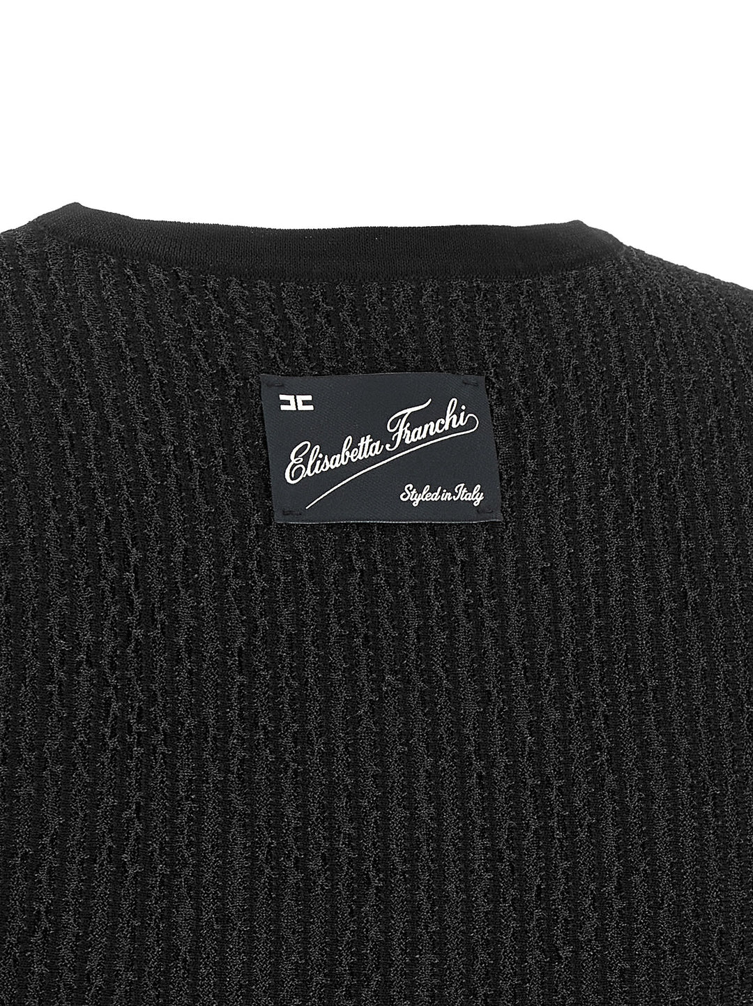 Elisabetta Franchi Top Tricot Top - Nero | c2fd30ad5a5e4f1d458cd92a3d6e21c44047e355
