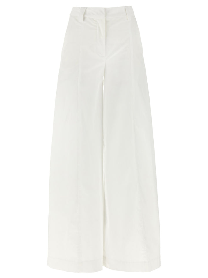 Thelatest Chino Sculpture Leg Pantaloni - Bianco | 54aaa974bd18cfc27feabaeaec78027061825386