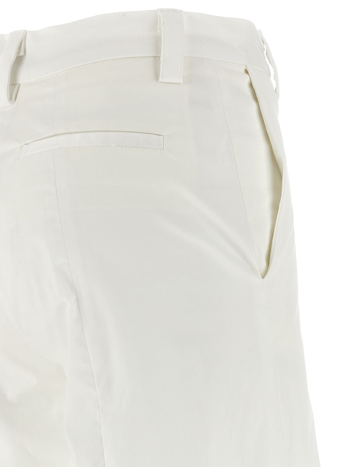 Thelatest Chino Sculpture Leg Pantaloni - Bianco | d9eae8b7420f963188d5aa2d59b427ee237bd5ae