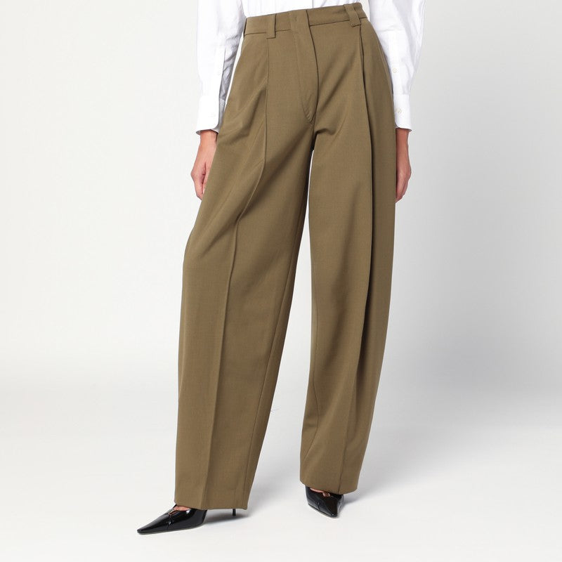 Thelatest Pantaloni - Verde | ccab8472515c785a95ced6b2527669ff5875af71