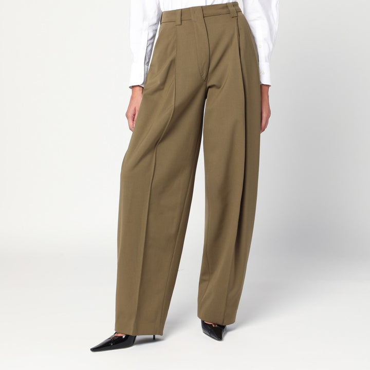 Thelatest Pantaloni - Verde | ccab8472515c785a95ced6b2527669ff5875af71
