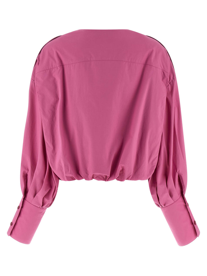 Thelatest Diana Camicie - Fucsia | 071b5dd12cbc2c08469af60b1603ace12f701a02