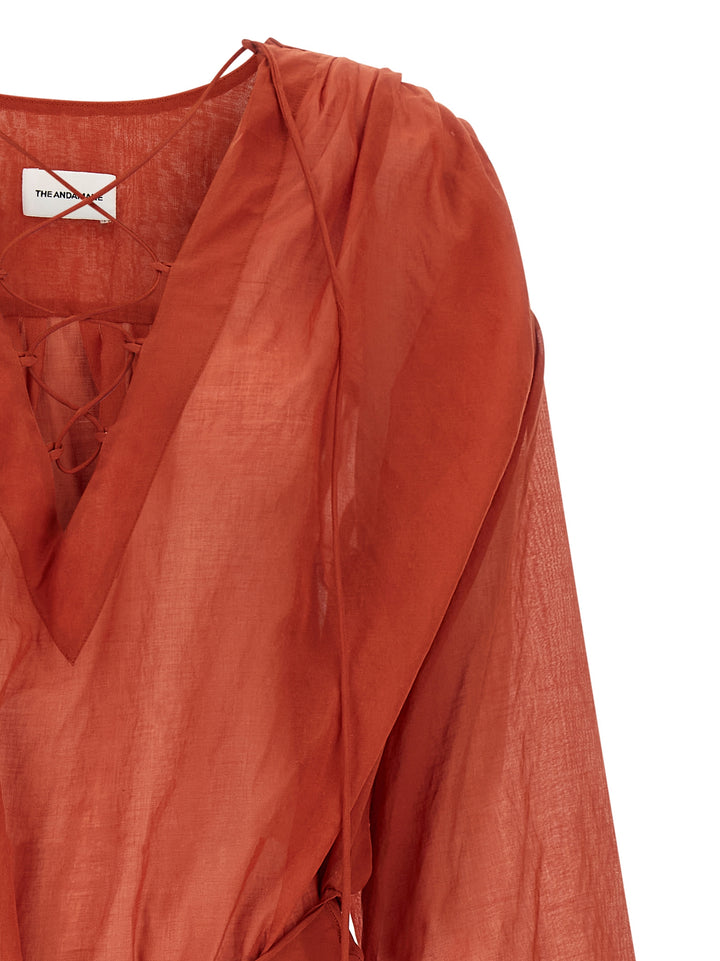 The Andamane Indira Abiti - Rosso | 32fd0e16ce873c45126e142eefdd99673878bcd1