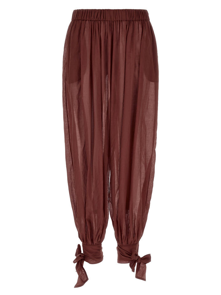 The Andamane Noor Pantaloni - Bordeaux | a83112be2f7b2751e9913b188c36f1691a6df7c7