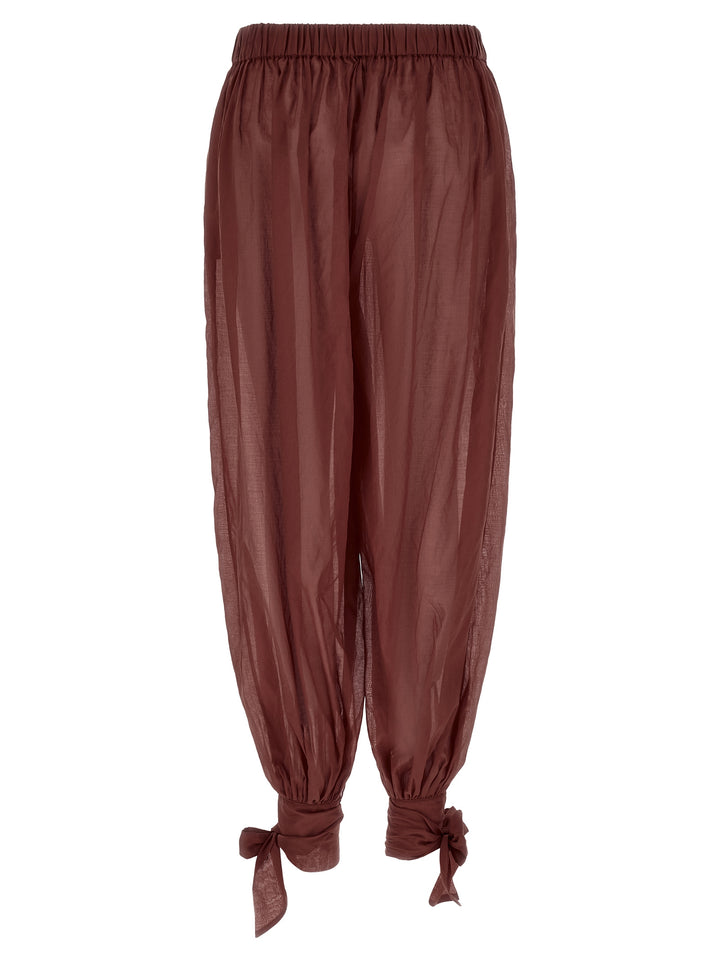 The Andamane Noor Pantaloni - Bordeaux | 6117b205e8b0d888a2d4c8a7e905936f6ab29fa9