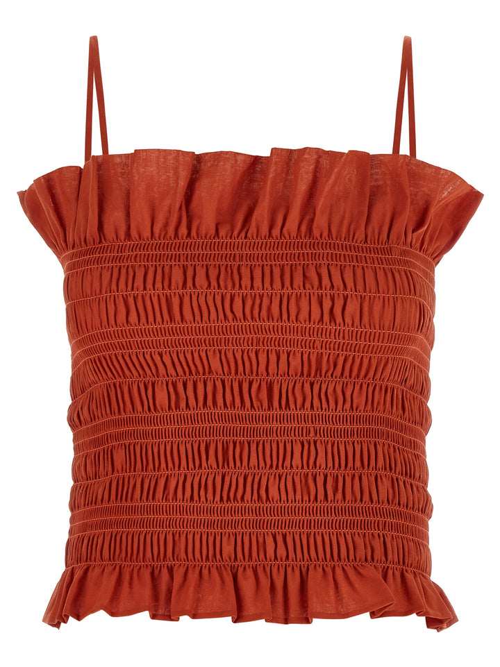 The Andamane Suri Top - Rosso | 744a2e0708cf5130e62e96aa905231688dec96fb