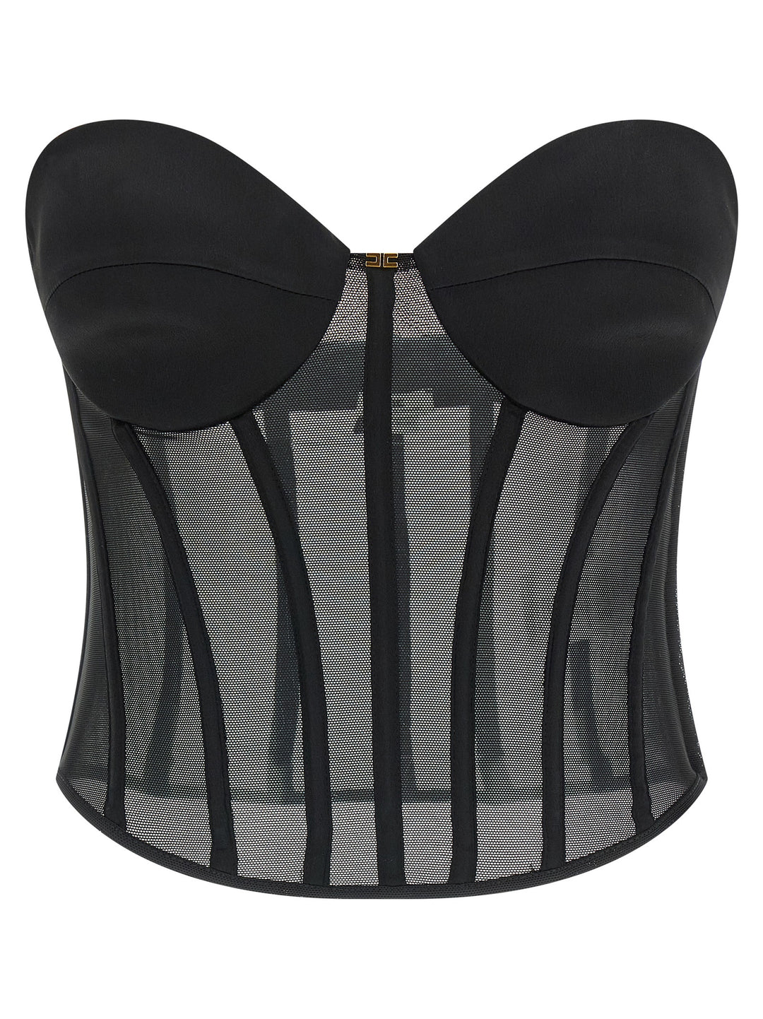 Elisabetta Franchi Bustier Top Top - Nero | 7cd14251c00b2a3d0450b0e9e13215766a05fa75