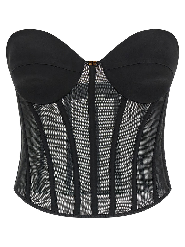 Elisabetta Franchi Bustier Top Top - Nero | 7cd14251c00b2a3d0450b0e9e13215766a05fa75