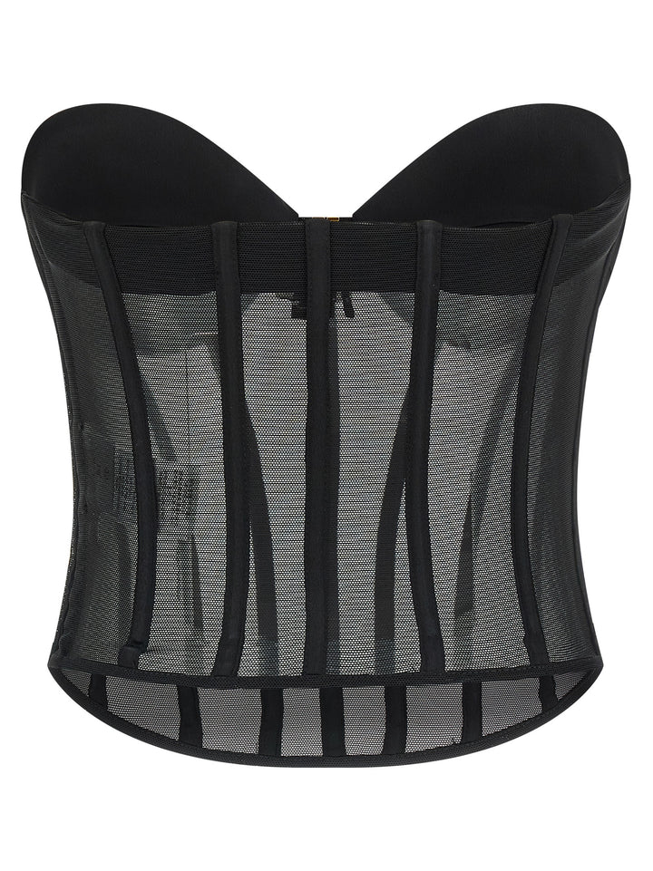 Elisabetta Franchi Bustier Top Top - Nero | 99bc8a30d77ec73d750e5473a21114277c59aca7