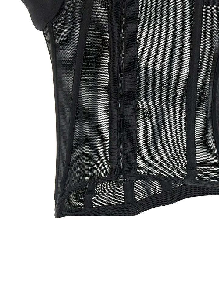 Elisabetta Franchi Bustier Top Top - Nero | a74a9f3e30cbd1a069314cc6fdd5e13b6ecbf2da