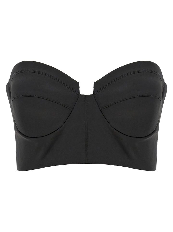 Elisabetta Franchi Bustier Top Top - Nero | a26c3f118f5940566b2ee00095644c7199ab0c1a