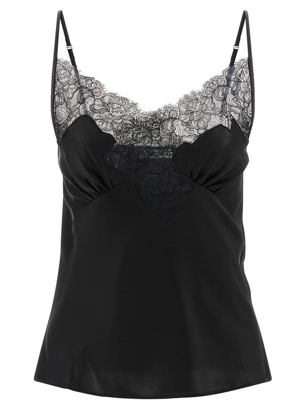 Signature Lace Top Nero