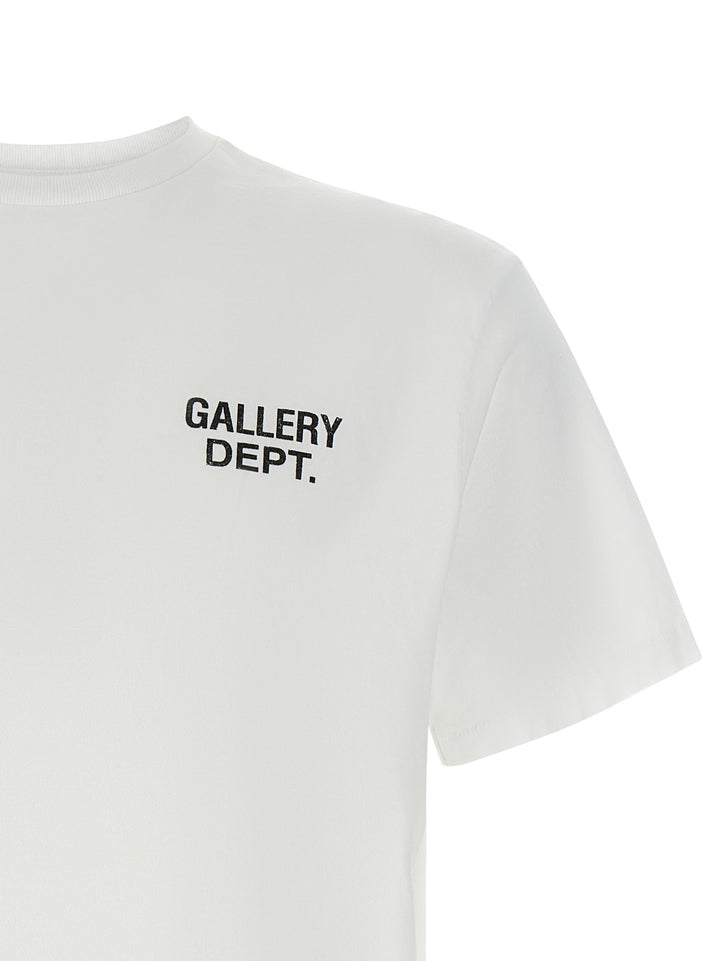 Gallery Dept. Gd Logo Dusty T shirt - Bianco | 086d12e8e5ff1b0141dfac7be0a77802eb739059
