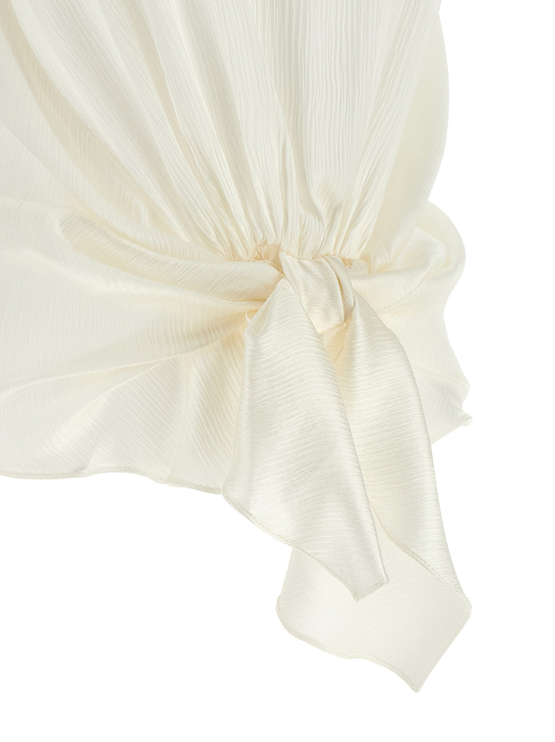 J.W. Anderson Front Knot Top - Bianco | f12f127704df942b091dfb18b3c091272bd7a4bb