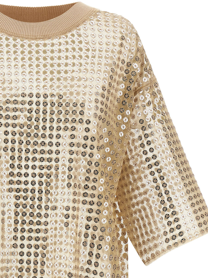 Fabiana Filippi Sequin Dress Abiti - Beige | fabaed14b01ac1a8957fea8606f36cd7e18fac4e
