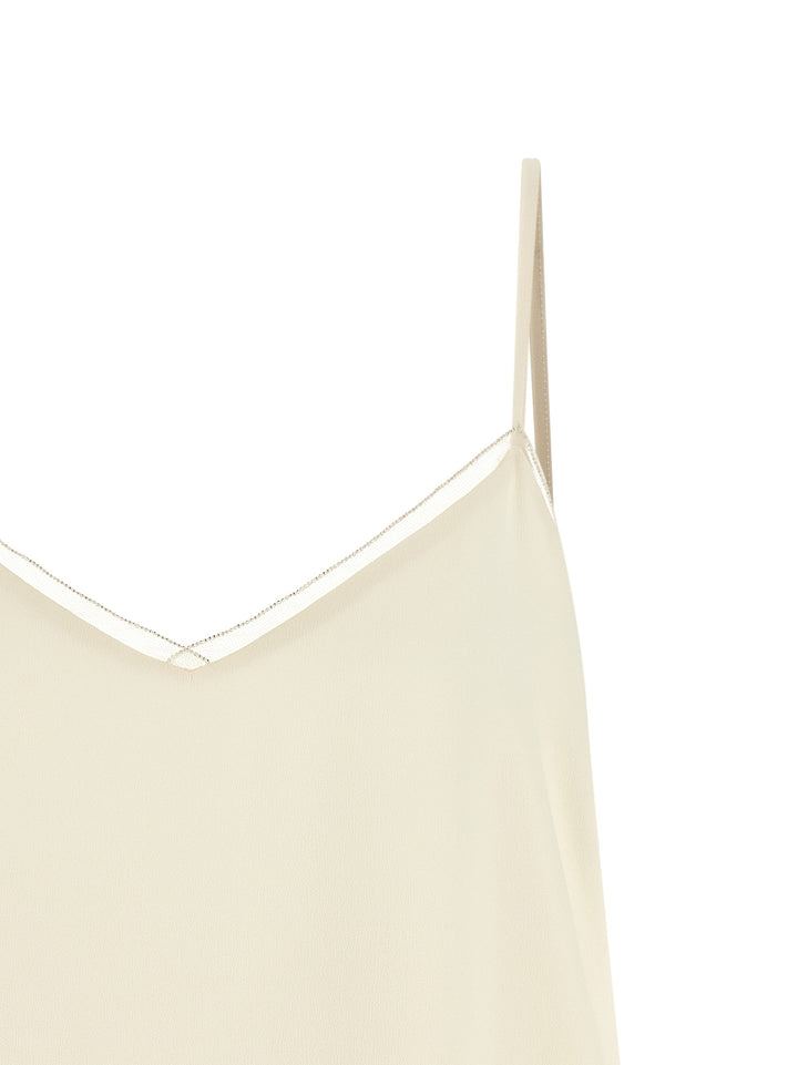 Fabiana Filippi Filo Diamante Top - Beige | ac4afa2e1969cb06235347f0a5506b0bdf731d39