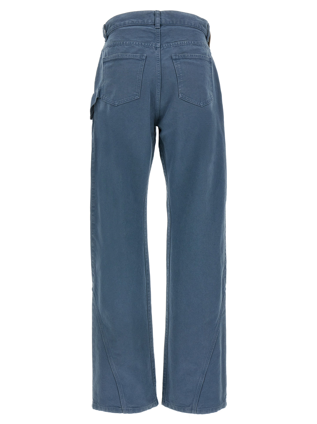 J.W. Anderson Twisted Workwear' Pantaloni - Celeste | 41d8ca2d2b7703ee9380c03a142888113e1752c1