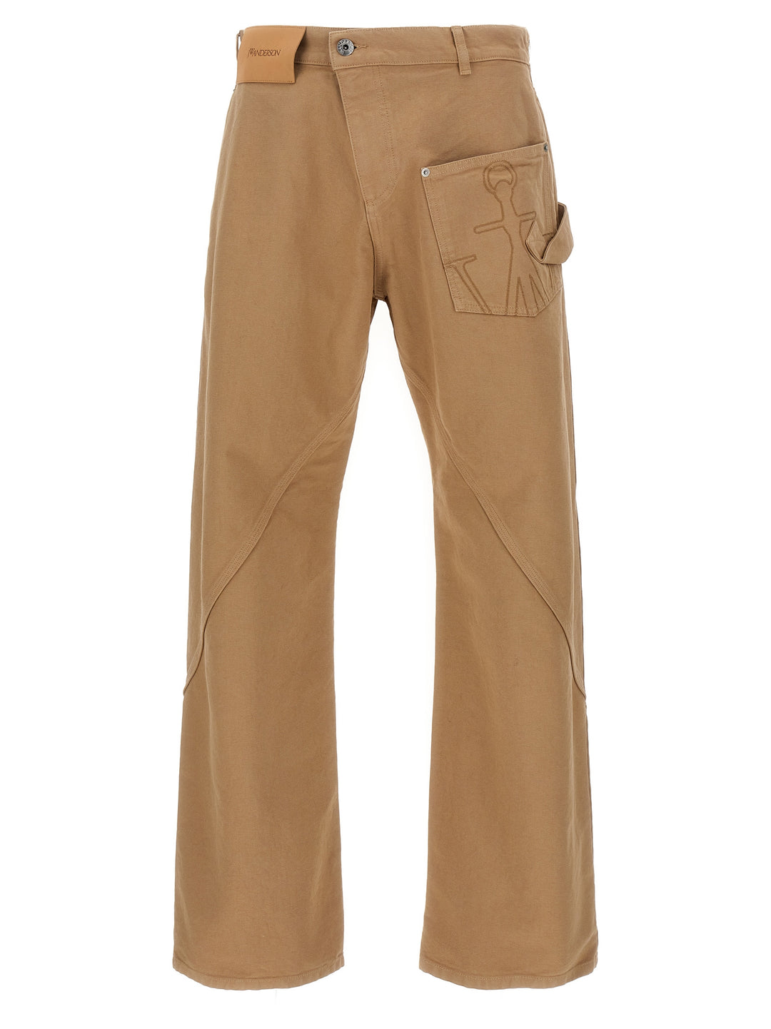 J.W. Anderson Twisted Workwear' Pantaloni - Beige | d19c1278e804b69b0fcd54fcf5f3e53feeb56866