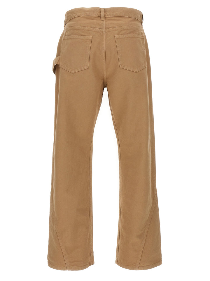 J.W. Anderson Twisted Workwear' Pantaloni - Beige | e113c3c03f8cd945a725c8f494cd1f4a20d937ba