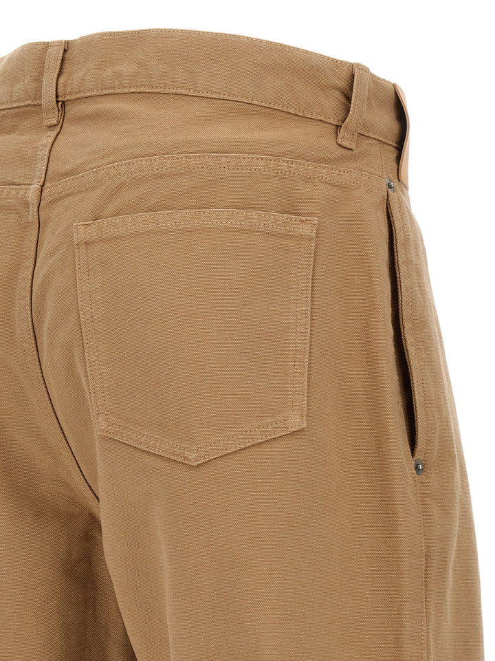 J.W. Anderson Twisted Workwear' Pantaloni - Beige | 33b99001b9a6090dae033633f09083f3945c22dc