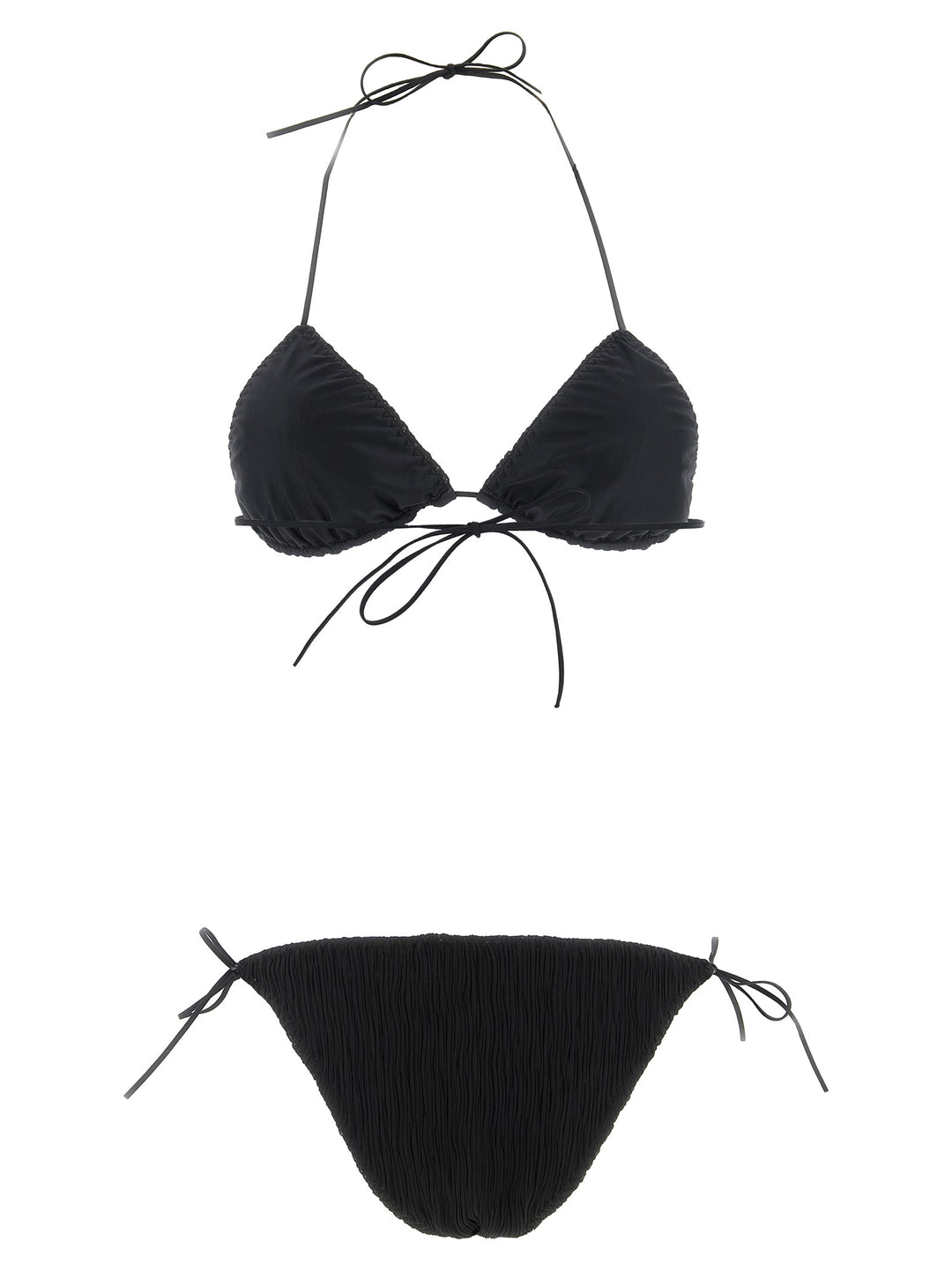 Allis Triangle Plisse Beachwear - Nero | 7408572601d719f0b884aad2c148fa5ac0cb2764