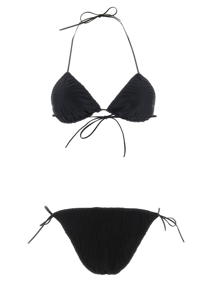Allis Triangle Plisse Beachwear - Nero | 7408572601d719f0b884aad2c148fa5ac0cb2764