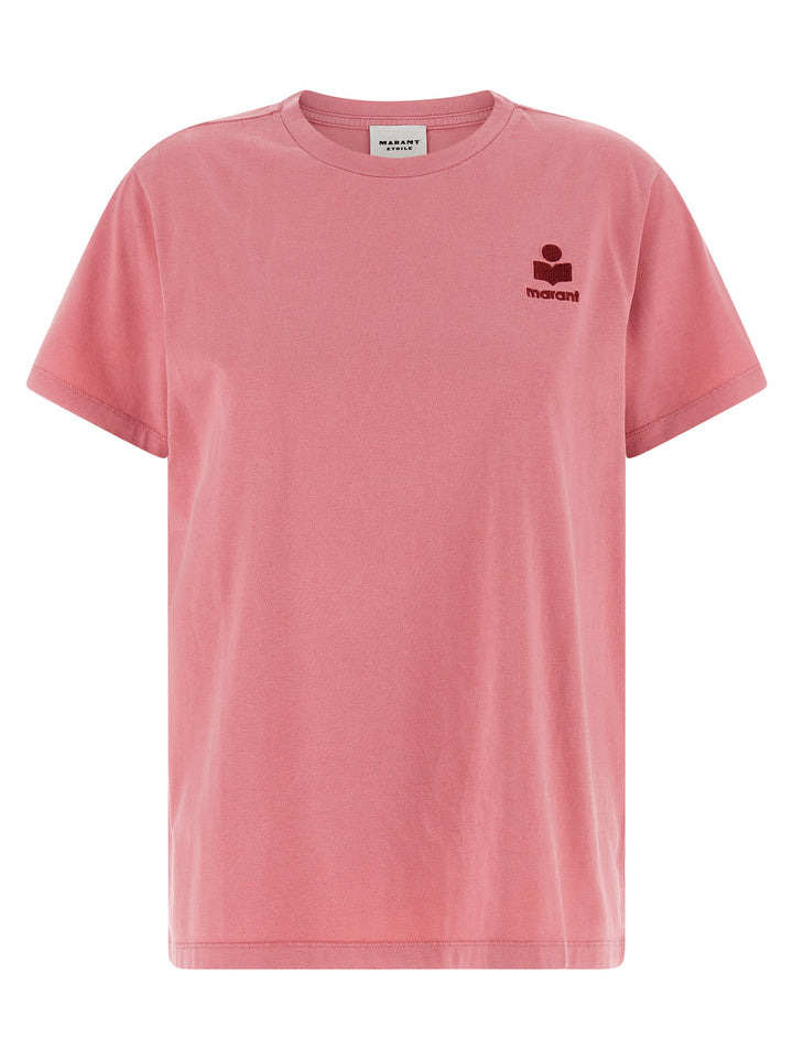 Marant Etoile Aby T shirt - Rosa | a74f0c4e44b2cf18b7b79f06522f9758a8f3583c