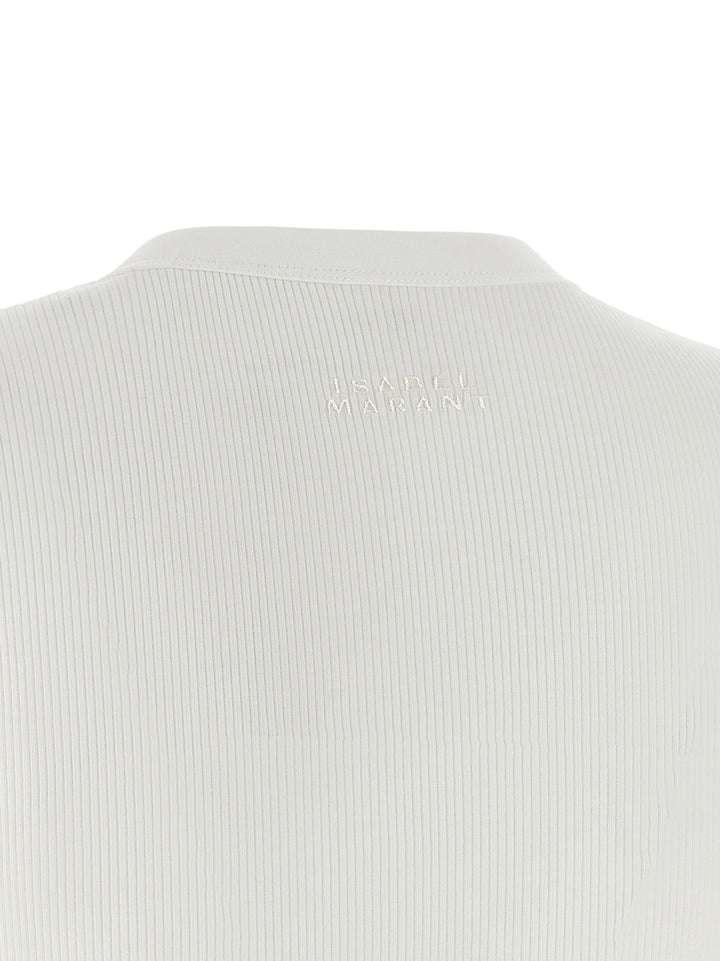 Isabel Marant Taomi T shirt - Bianco | 5ae458d232f93ce5e6a7c5114250bd5faed0ce02