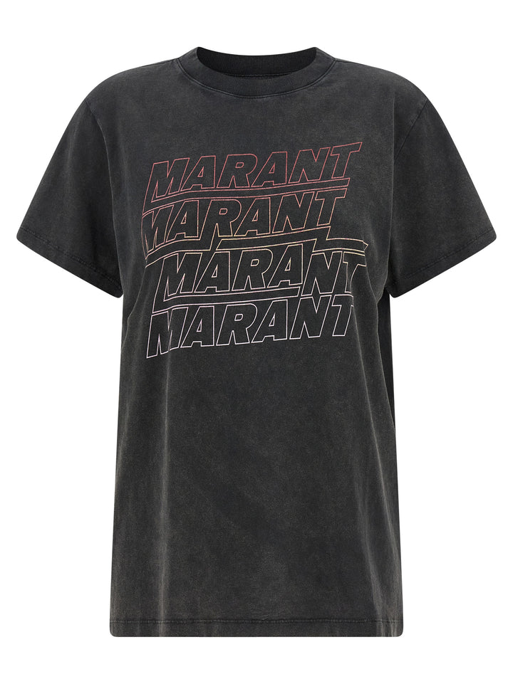 Marant Etoile Zoeline T shirt - Grigio | 578bd66b8777c3203cdfbeb89b5c1b21b9c056a5