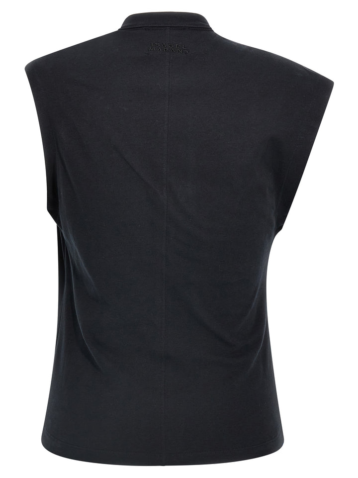 Isabel Marant Nayda Top - Nero | 81f3eb000b81a944d0c36984fdac6409831f2d6d