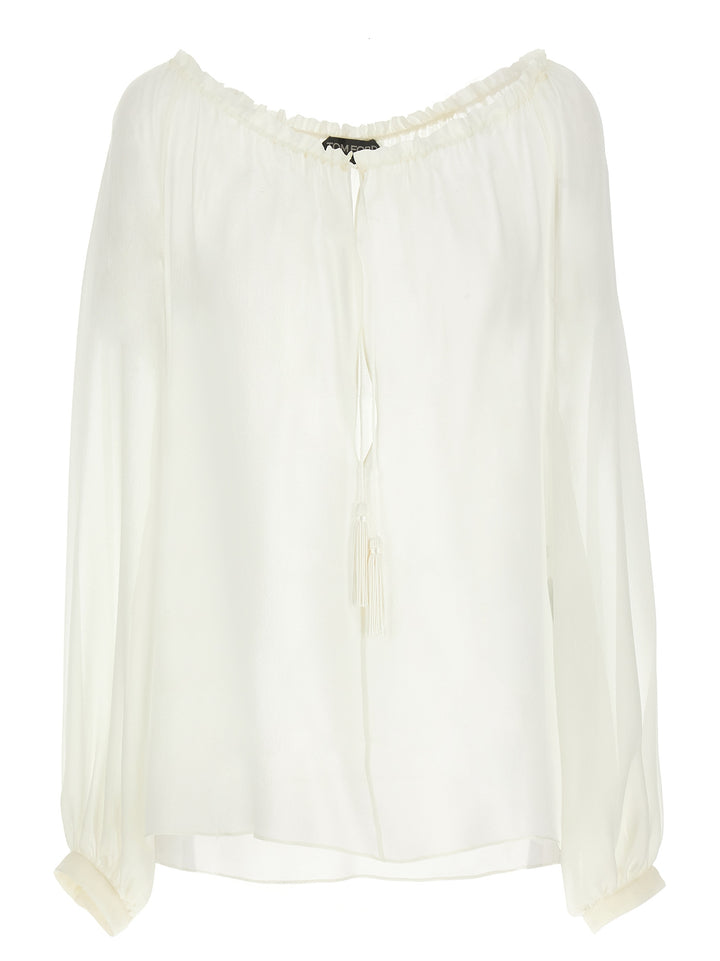 Tom Ford Silk Blouse Camicie - Bianco | 4ee737c0bfffa6d894ac2ca86c6a0159e410ec59