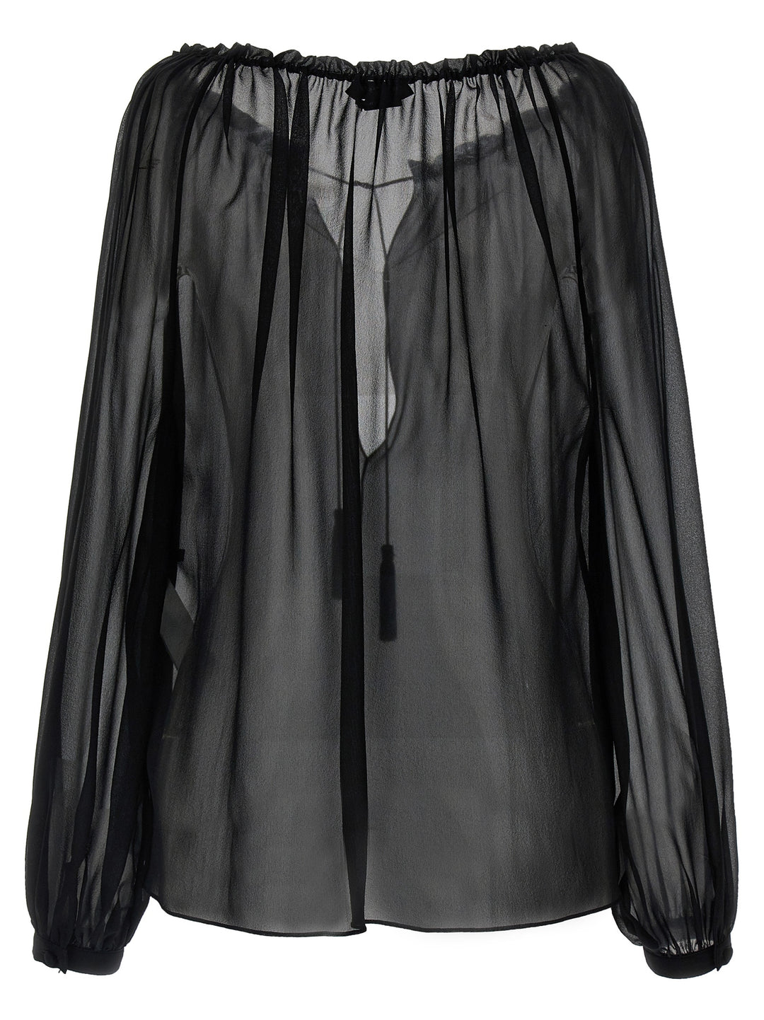 Tom Ford Silk Blouse Camicie - Nero | 7c2aa2b523fe1f86bffba0aebfe431b536b42b08