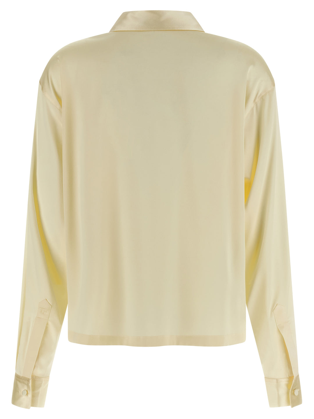 Tom Ford Silk  Shirt Polo - Giallo | 95d9e9e63211f61f7347193a932bde18ba6ff71a